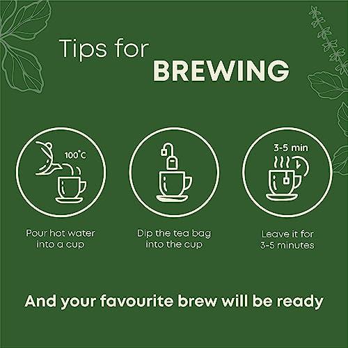 Shivamastu Shivamastu Ayurveda Respire Herbal Tea for Digestive and Respiratory Wellness- Tasty, Sugar Free, Caffeine Free and Vegan - 20 Pyramind Tea Bags (Pack of 1)