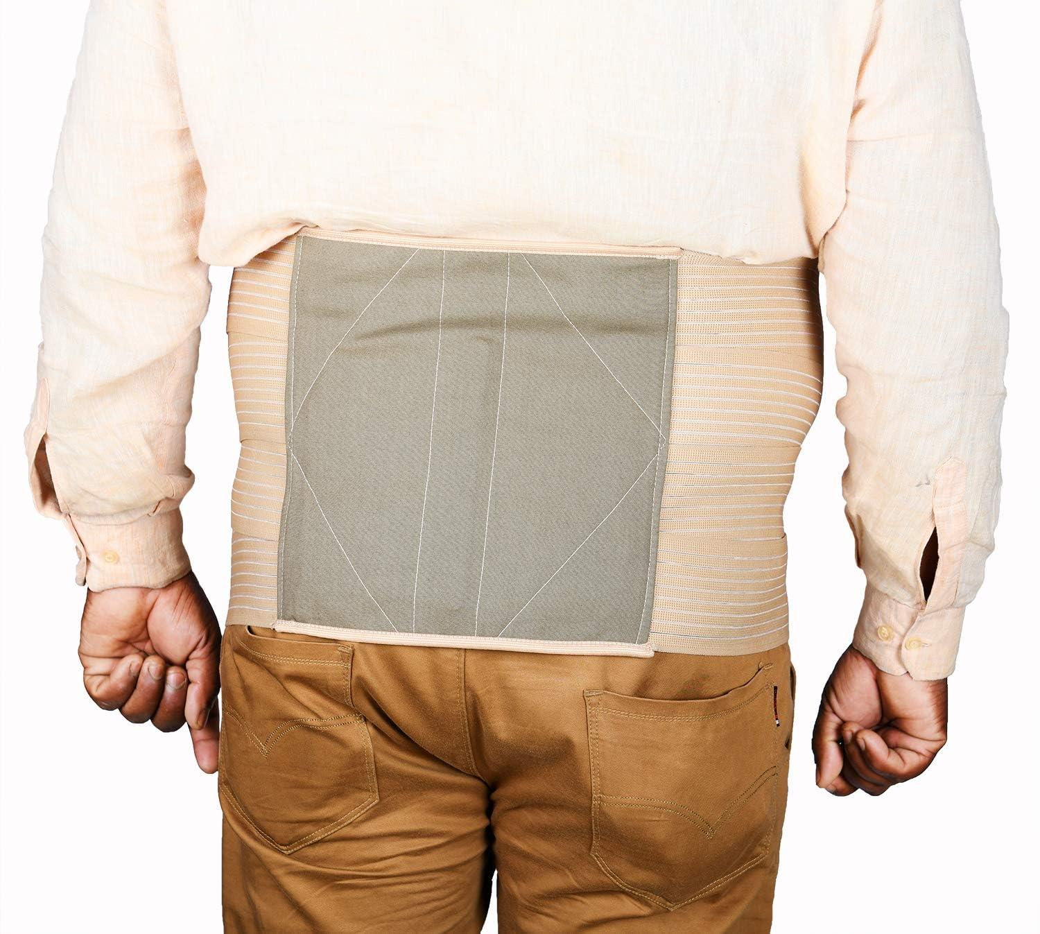 Wonder Care Wonder Care Plus Size Bariatric Abdominal Binder Obesity Girdle Belt for Overweight Men & Women with Large Belly Big Stomach (SIZE 2)