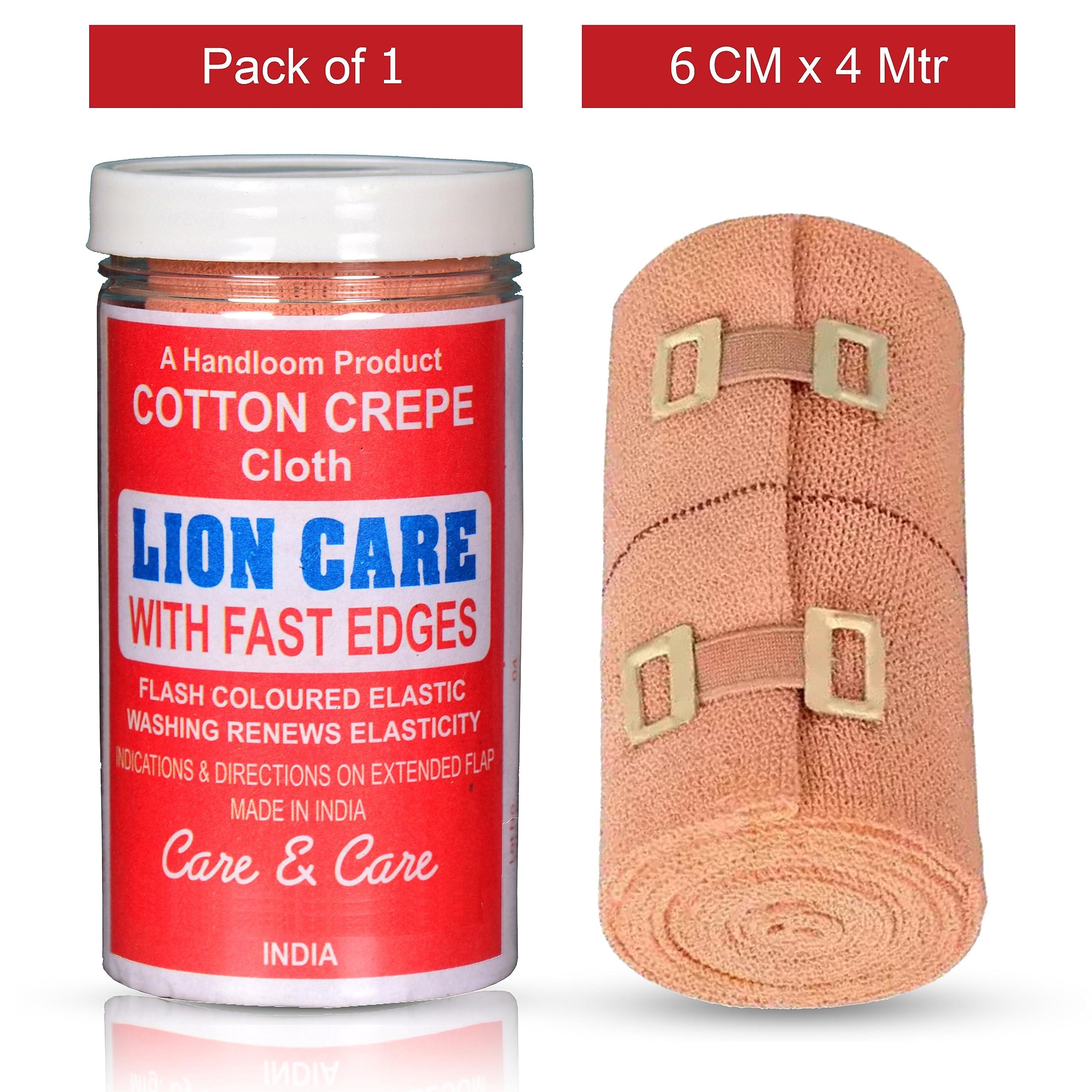FASHARIOUS Crepe Bandage,Garam Patti For Pain Reliefe For Male And Female (Pack Of 1-6 Cm)