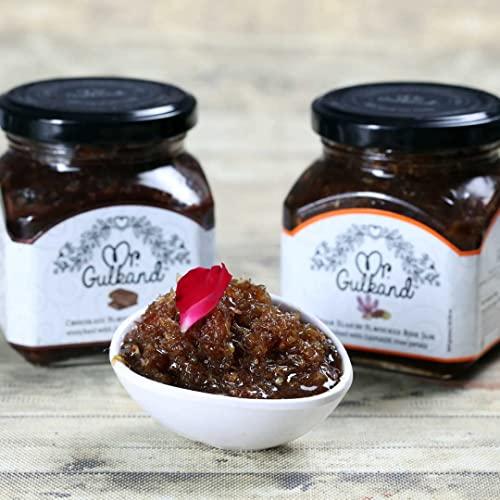 AJMER FOOD INDUSTRIES Mr Gulkand Chocolate& Kesar Elaichi Flavour(300 Grms+300 Grms)