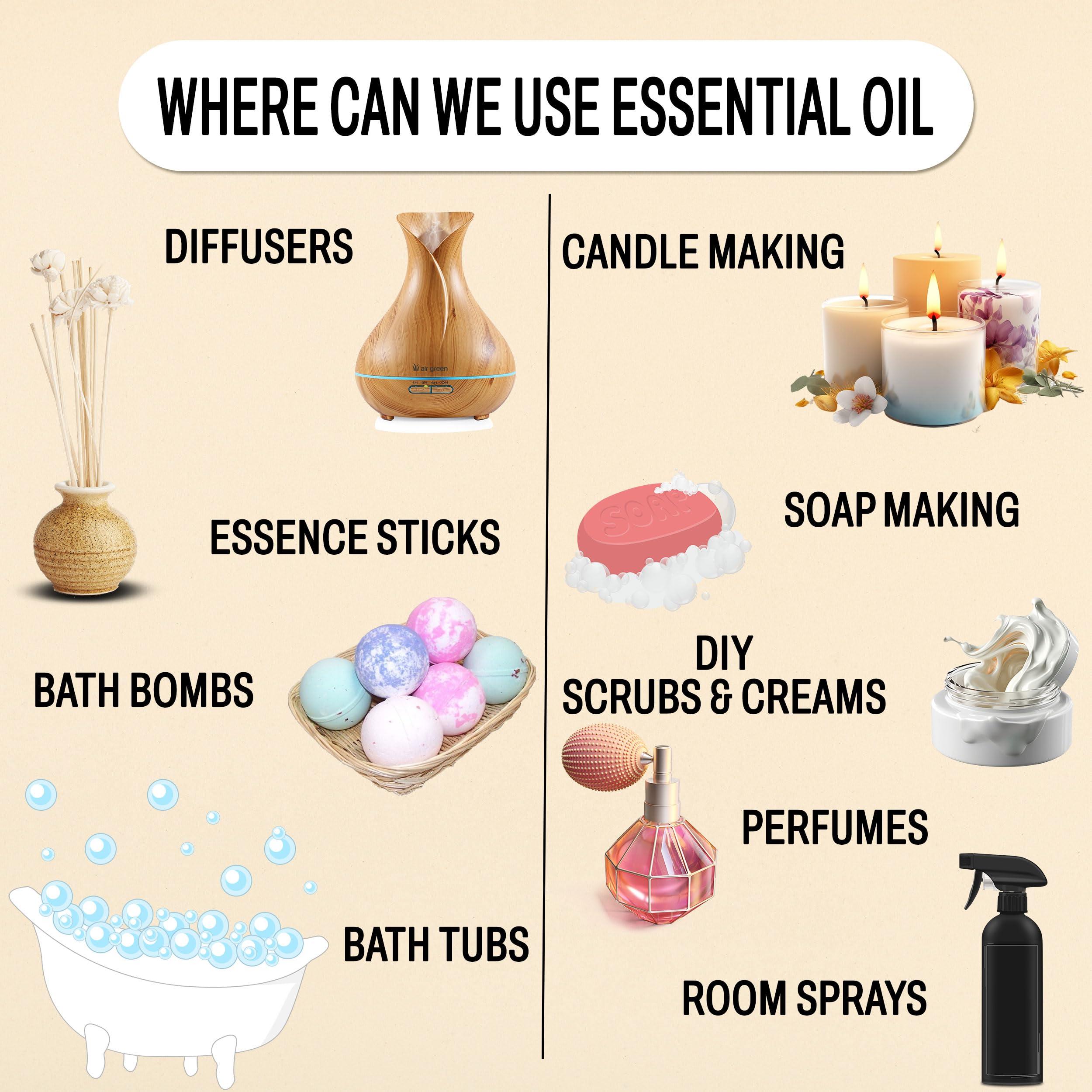 NavaFresh Basics Lavender Diffuser Oil for Home Fragrance | Aroma Oil for Vaporizers and Diffuser Sets | Water Soluble Essential Oil Emulsion | Aromatherapy for Deep Sleep and Bath 100ml