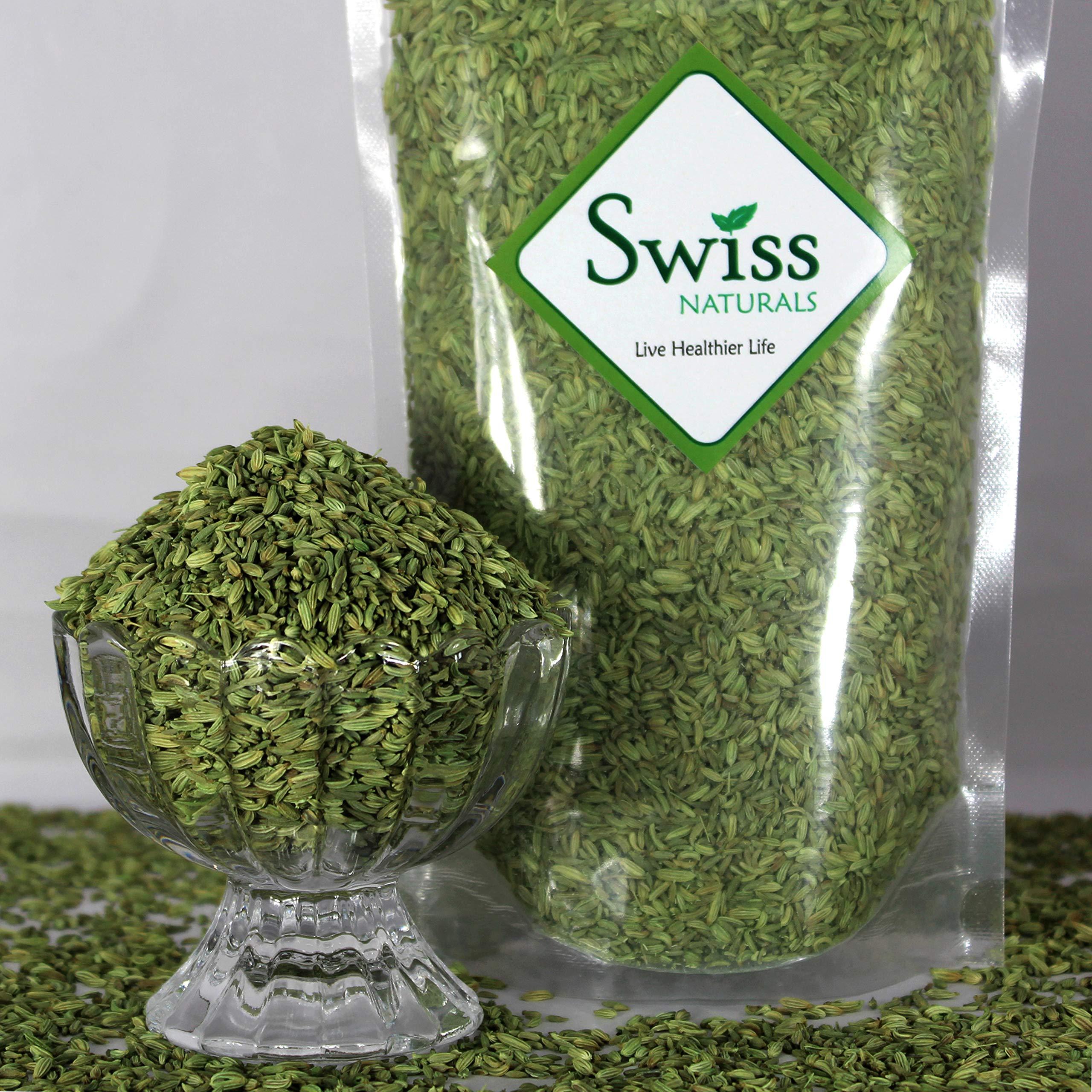 Swiss Naturals Swiss Naturals Fennel Seeds | Saunf Fresh | Sauf | Variyali, 250g