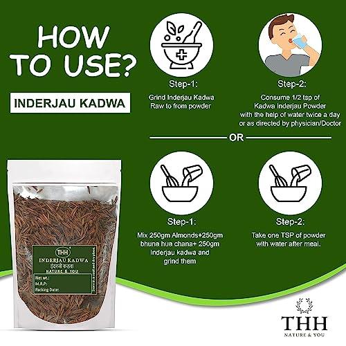 THH THH Kadwa Indrajau (200g) - Indra jau | Natural Indrajav - Holarrhena Pubescens