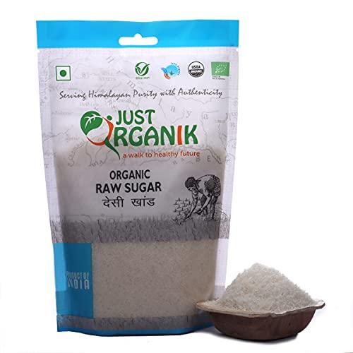 JUST ORGANIK Just Organik Sugar, Raw and Unrefined 500gm, 100% Organic