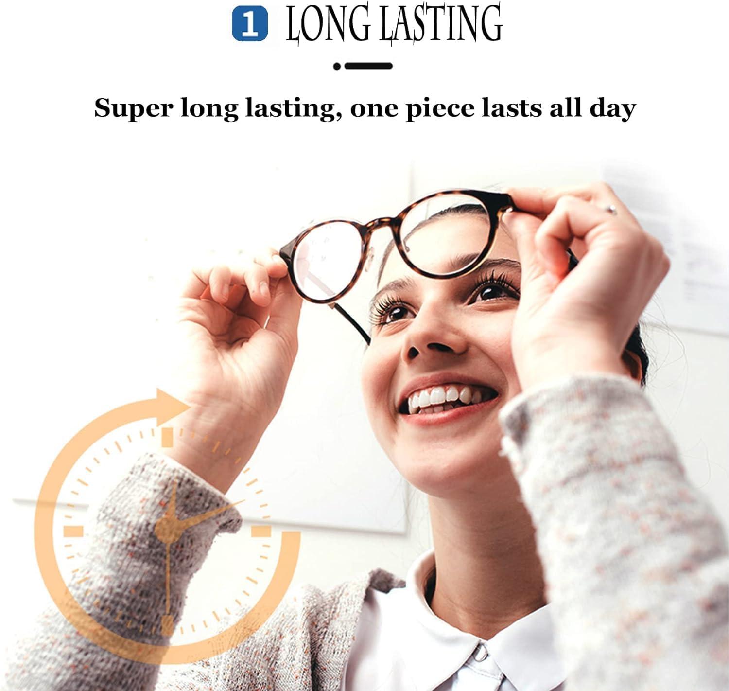 Vitoki 100Pcs Anti Fog Wipes for Glasses, Individually Wrapped Lens Cleaner Wipes Pre-Moistened Lens & Screen Cleaning Wipes for Laptop Computer, Pc Monitor, Phone, Watch, Camera Lens.