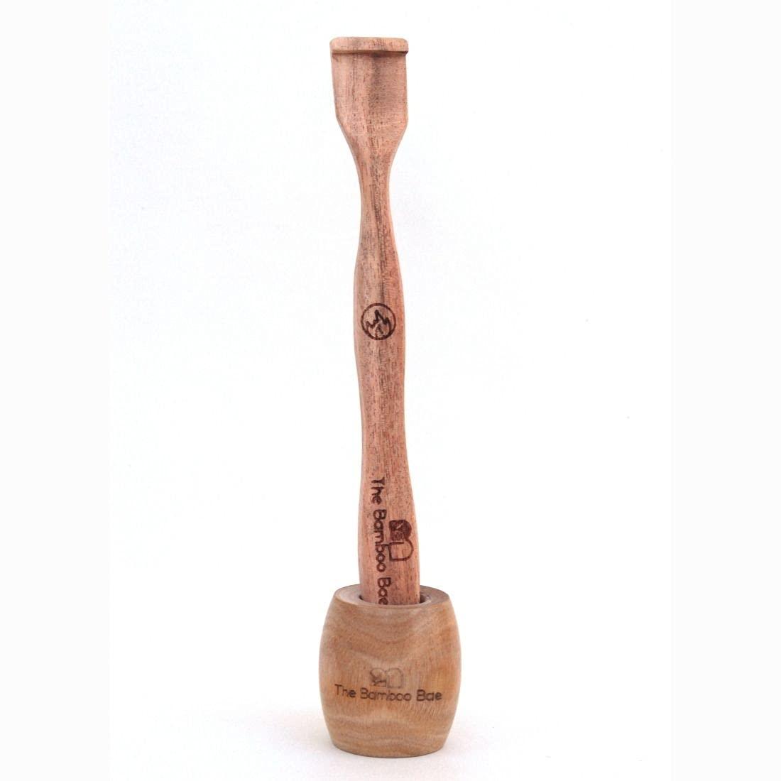 The Bamboo Bae The Bamboo Bae Neem Wood Tongue Cleaner With Holder|Handmade&Anti Bacterial Natural Scraper|Healthy Oral Care|Tongue Cleaner Combo(1)