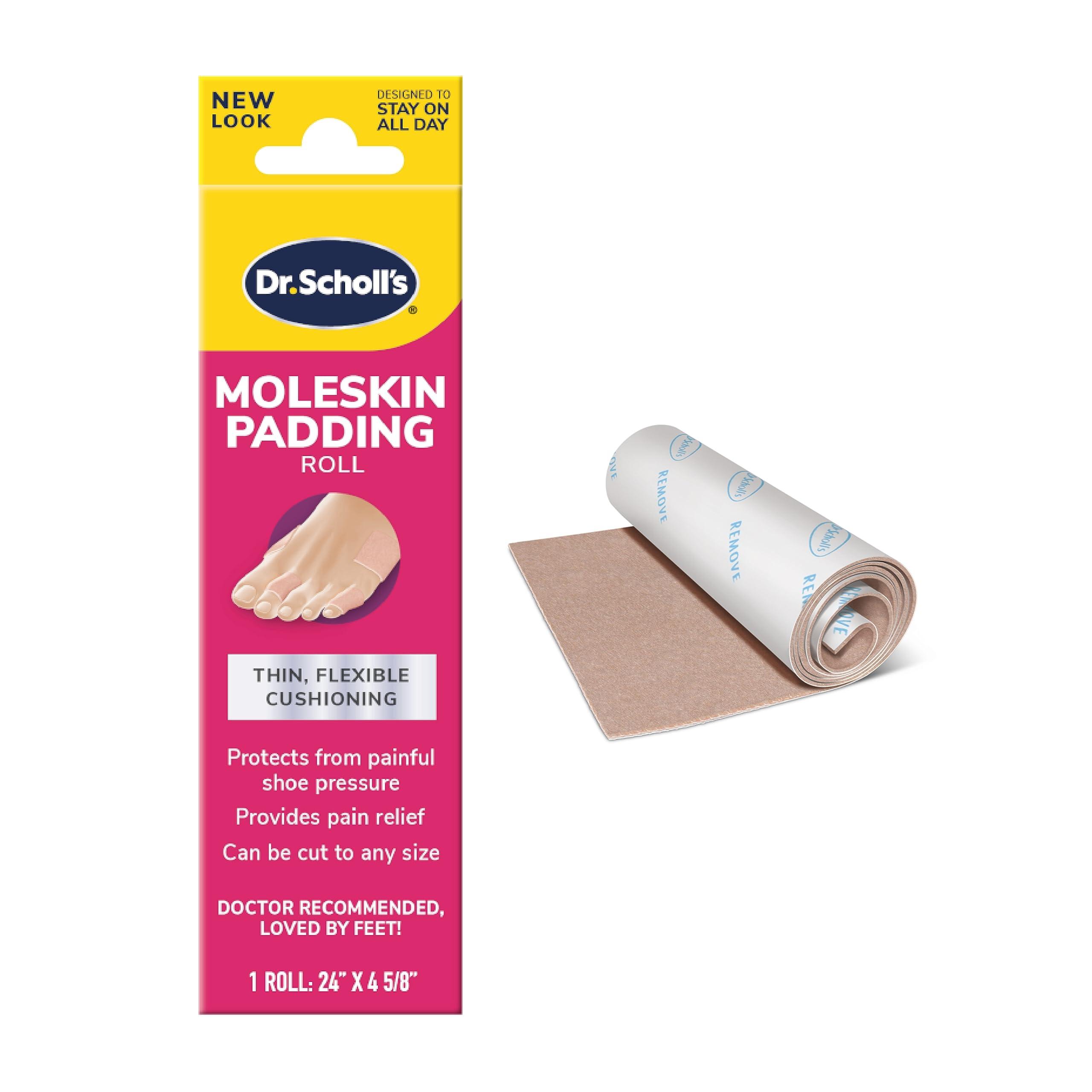 Dr. Scholl\'s Dr. Scholl\'s Moleskin Plus 24\" x 4 5/8\" Padding Roll, 1 Count