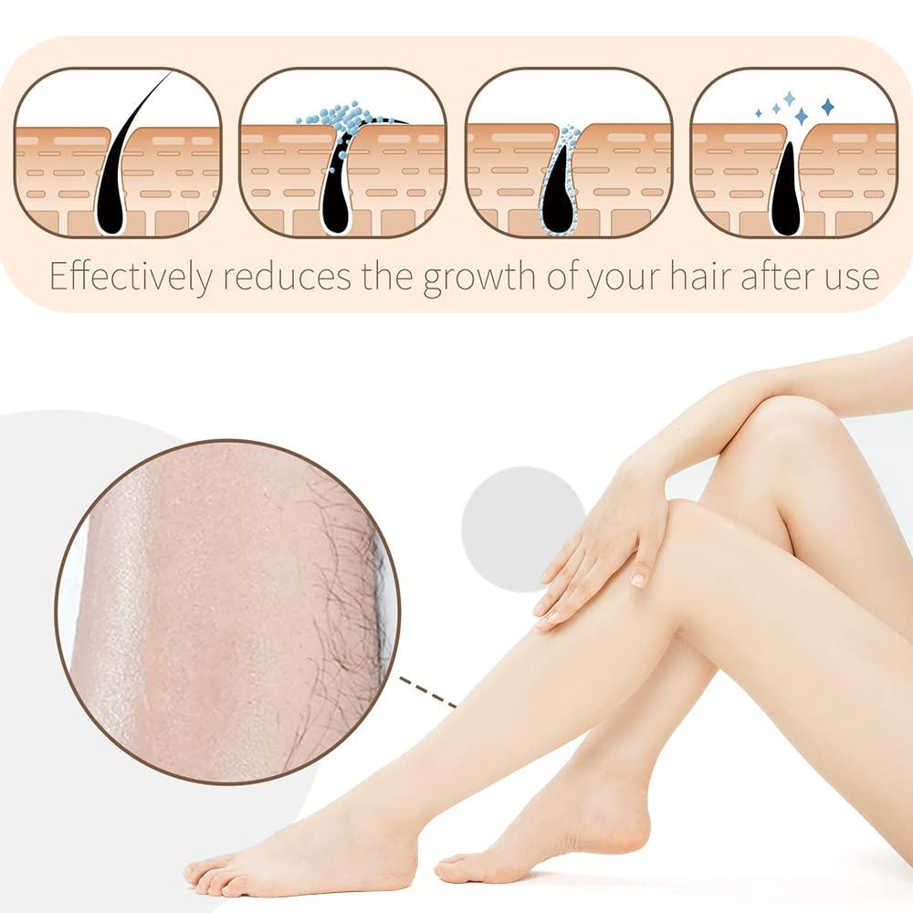 Eaaglo Eaaglo Crystal Hair Eraser For Women And Men,Magic Crystal Hair Remover Painless Exfoliation Hair Removal Tool For Arms Legs Back,Washable Crystal Epilator Without Shaving For Smooth Skin Effect Gifts