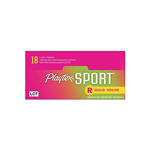 Playtex Playtex Sport Tampons, Unscented Regular Absorbency, 18 Count
