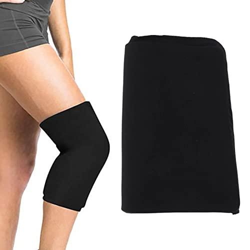FOFY Gel Cold Arm Wrap, Gel Cold Pack Pain Relief Treatment for Biceps Reduces Elbow Injuries (Black S)