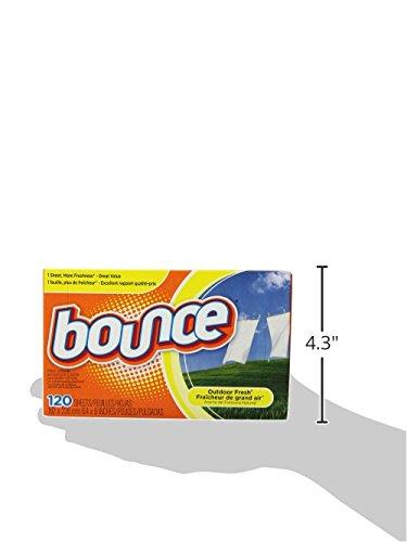 Bounce Bounce Outdoor Fresh Fabric Softener Sheets, 120 Count