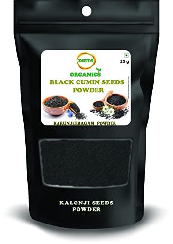 DIETS ORGANICS DIETS ORGANICS Karunjeeragam Powder | Kalonji Powder | Black Cumin Powder -25 G