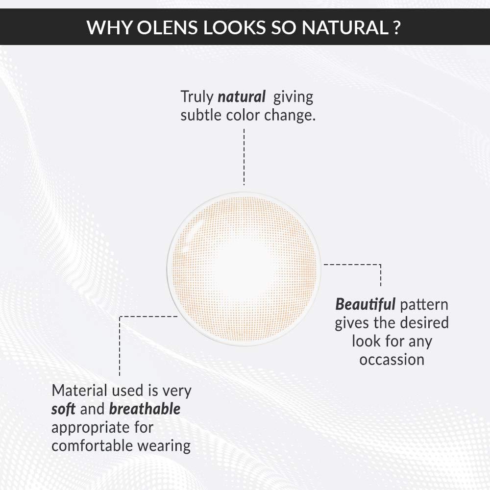 O-Lens O-LENS Russian Velvet Brown - Coloured Contact Lens (Monthly Disposable, -3.00 / 2pcs / Brown), Natural Looking & Comfy Eye Color Lenses