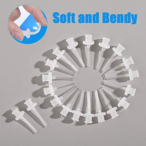 wellgler wellgler 30Pack: 30 Pack Ear Wash Disposable Tips Ear Washer Replacement Tubes - Compatible With Doctor Easy Elephant And Rhino Ear Washers/Ear Wash/Wax-RxSystems