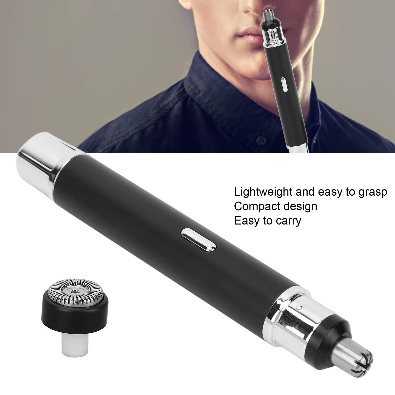 BUCS Nose Hair Trimming Machine, Nose Trimmer Electric USB Low Noise for Men for Home (Black)