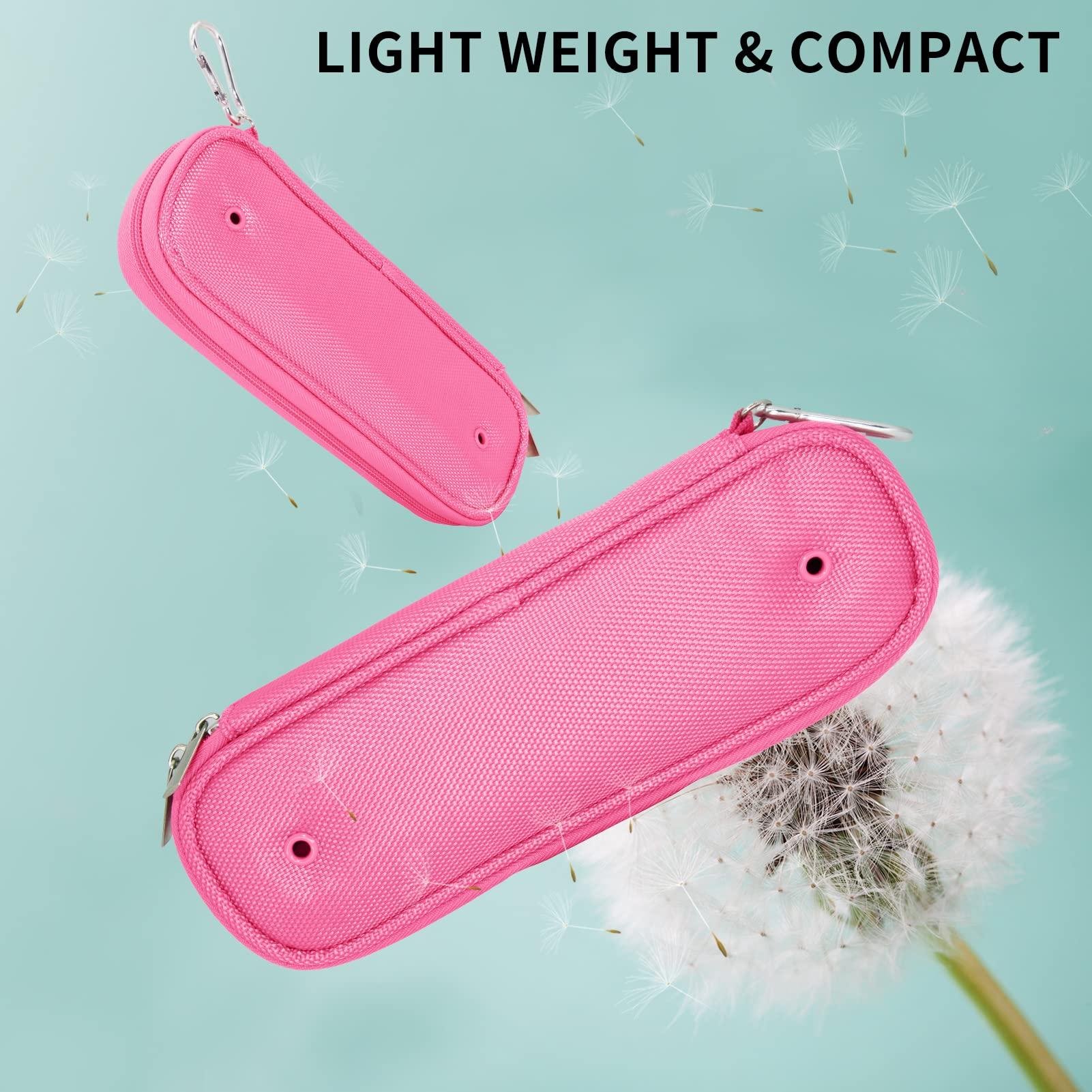 Mijibisu Toothbrush Travel Case for Oral-B Pro 500/600/650/1000/1500/2000/3000/3500/5500/Pro-Health ,Genius X Limited/6000/7000/7500/8000/9600,Smart 1500/3000/5000,Vitality Dual Clean.(Case Only) (Pink)