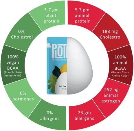 PLOTEIN PLOTEIN-Daily Plant Based Protein Powder |100% Plant Based| Vegan Plant Protein | Cocoa Flavor | Pea and Lentil Protein I 30 Sachets,15grams each | Soy Free | Dairy Free