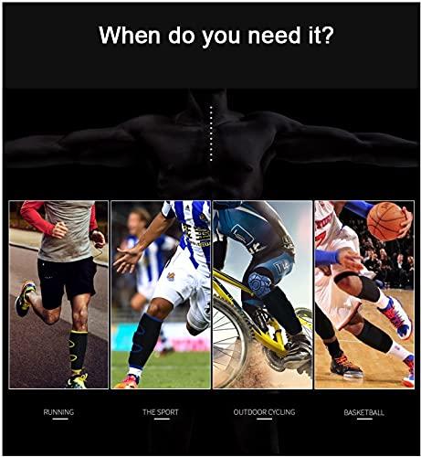 FAVIO FAVIO Adjustable Calf Shin Brace Splint Support for Pain Relief from Calf Injury, Shin Splints Treatment, Sprains, Running, Sports, Recovery Calf Sleeve for Men and Women Pain Relief (Black)