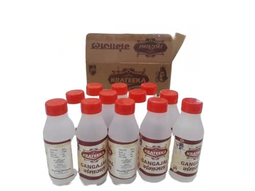 Krateeka Gangajal Pure and Natural from Krateeka Product (Pack of 12 Bottles x 80 ML) Gangajal Per Bottle Sold by Arya Radha