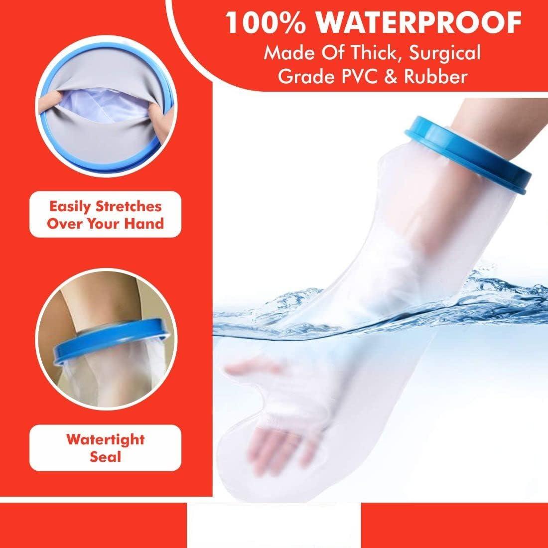 VATTU VATTU Waterproof Arm Cast Cover for Shower and Bath Foot Support (Arm Cast Cover)