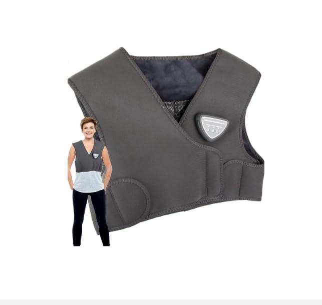 FEELING MALL FEELING MALL Electric heating waistcoat Wireless Back Massager usb | Intelligent Heating Vest Massager 3 Heating Levels & 3 Massage Modes | Waistcoat for Back Pain Relief, heating vest Massager Jacket