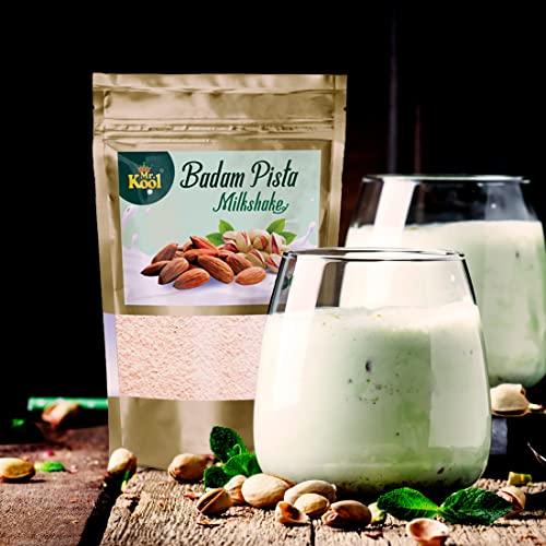 MR. KOOL Badam Pista Flavor Milkshake Powder |Badam Pista Milk Drink Mix 100g