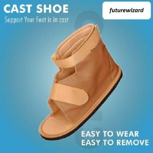 futurewizard futurewizard soft Ankle Support Medical Surgical cast Shoe Orthopedic Covering Plaster on Foot for pain relief - free size -skin color