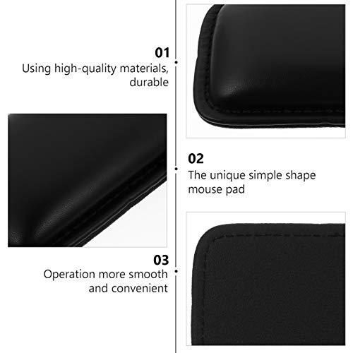 EXCEART EXCEART 1pc Wrist Rest Pad Mouse Wrist Rest Support Pad PU Computer Mouse Wrist Rest Support Cushion Keyboard Elbow Rest Pad for Computer, Laptop, Office, Home, Pain Relief