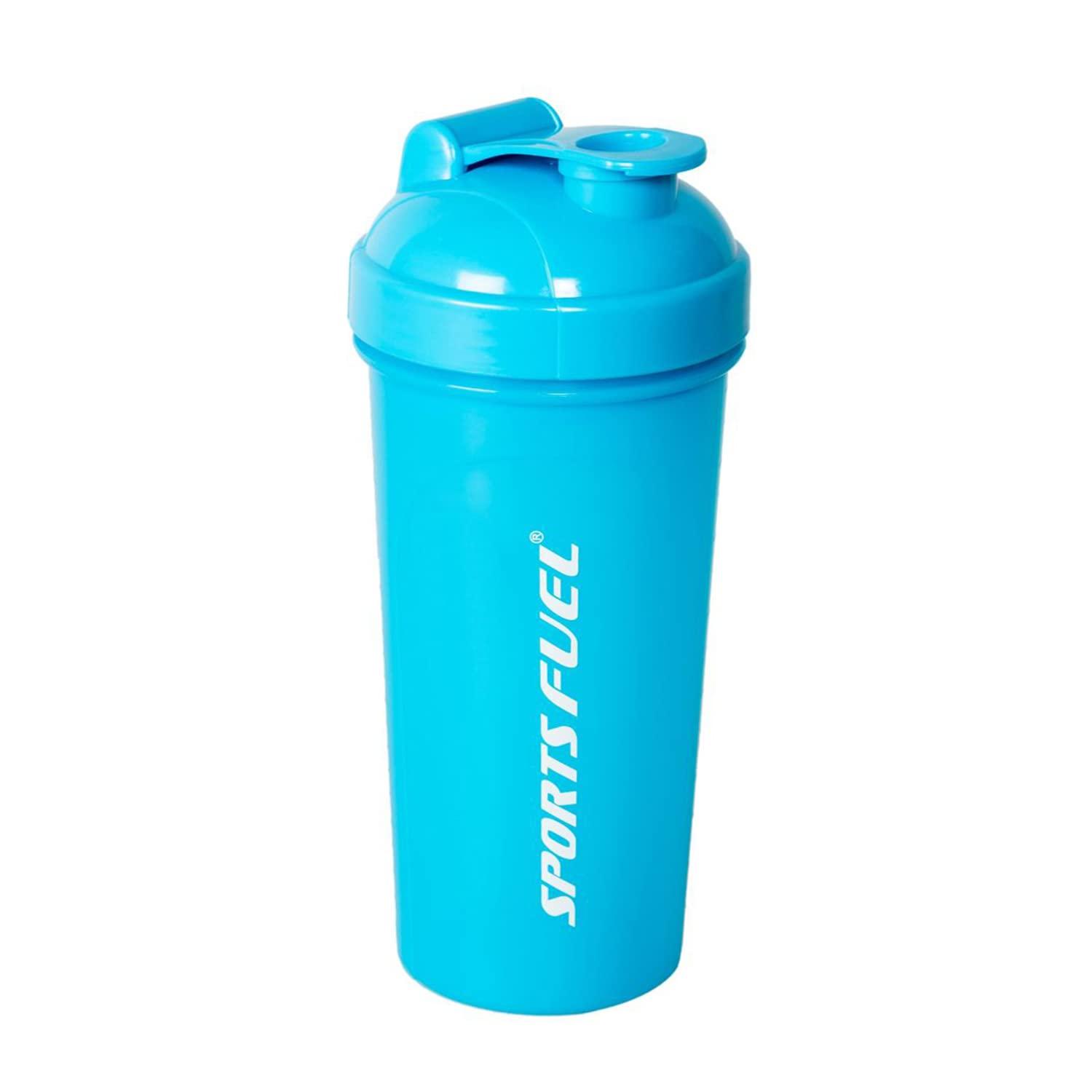 SportsFuel Sports Fuel Shaker Bottles Workout Supplement Protein Shake Gym Water Bottle Gym Sipper Bottle for Men & Women, BPA Free (700 ml) (Blue)