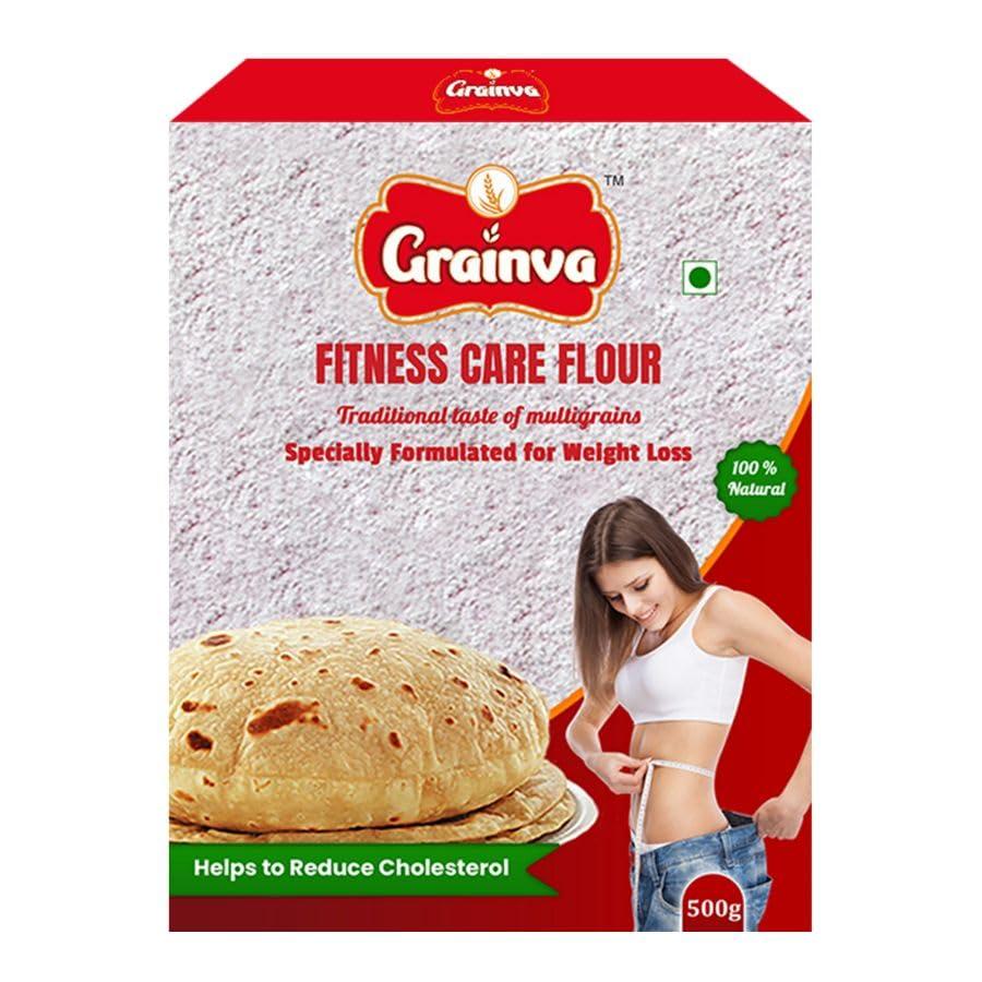 Grainva Grainva Fitness Care Flour Fitness Atta Healthy Atta Gluten Free Low Carb Low GI High Protein High Fiber Pack of (1)