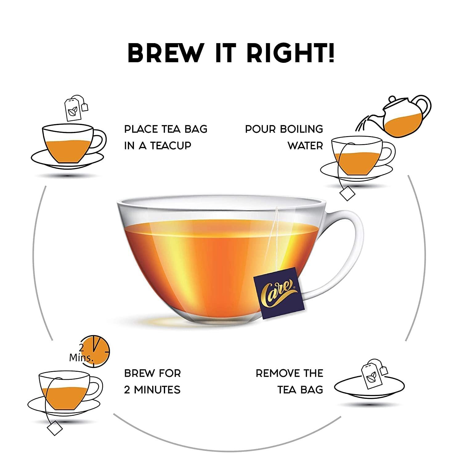 CARE CARE Ashwagandha Spiced Herbal Green Tea|75 Tea Bags (3 Packs X 25 Tea Bags Each)|Desi Kahwa|Detox Tea|Boosts Immunity Stress Relief|Detoxification, 2.55 Gram