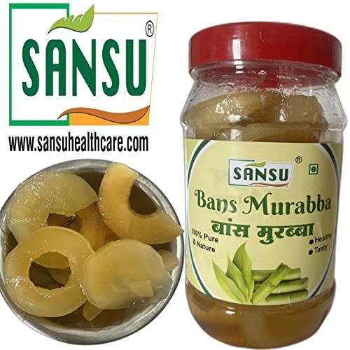 SANSU SANSU Homemade Bamboo Murabba Helps Increasing Height Growth | Bans Ka Murabba 500 gm Pack | Bamboo Shoots Murabba Good for Health