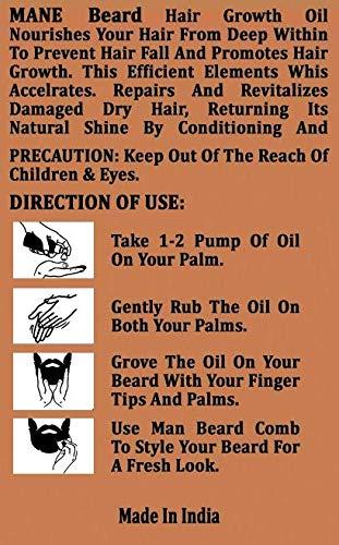 MANE Mane Beard Growth Oil For Men - 50ml For Bead Growth