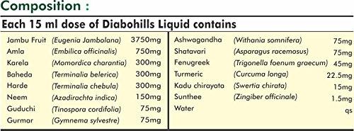 HERBAL HILLS Herbal Hills Diabohills Syrup with Karela Jamun 500ml Shots (500 ml (Pack of 4))
