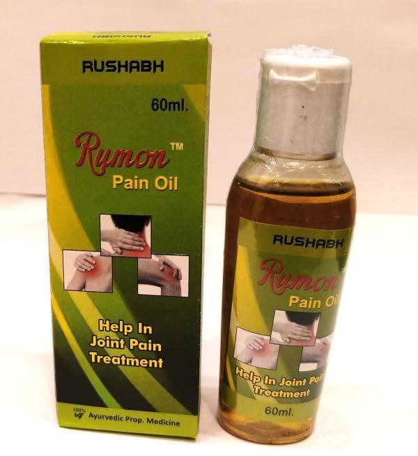 RUSHABH GAHARWAR Ayurvedic,RUMON OIL (pack of 3) 60 ml each total 180ml help in joint pain