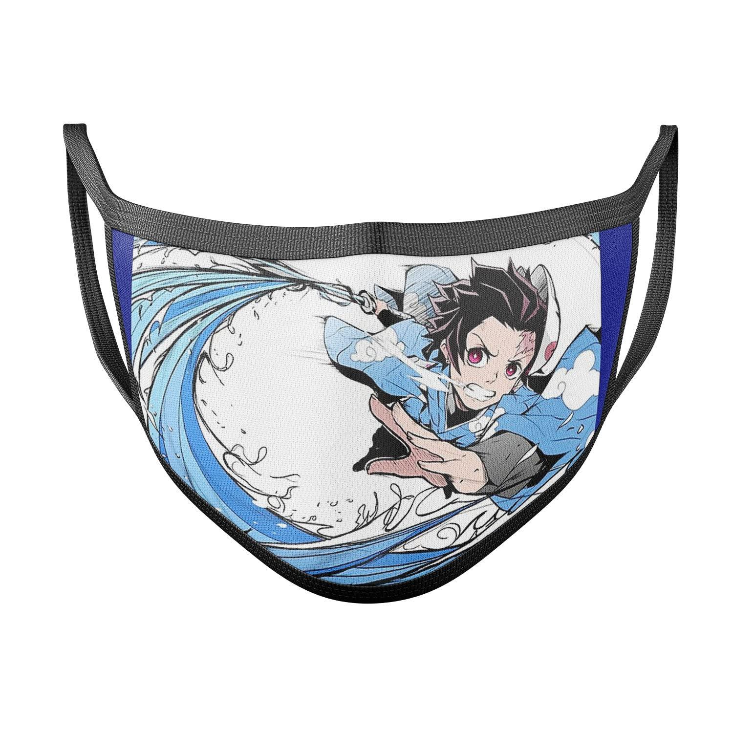 The Midle Skool The Midle Skool KIMETSU NO YAIBA DEMON SLAYER Mask 2 Ply Soft Cloth Face Mask