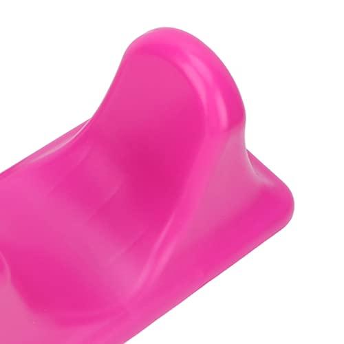 BUQE Hip Flexor Massager, Psoas Massage Tool Mellow Soreness Relief Ergonomic Portable ABS for Back (Purple and Pink)