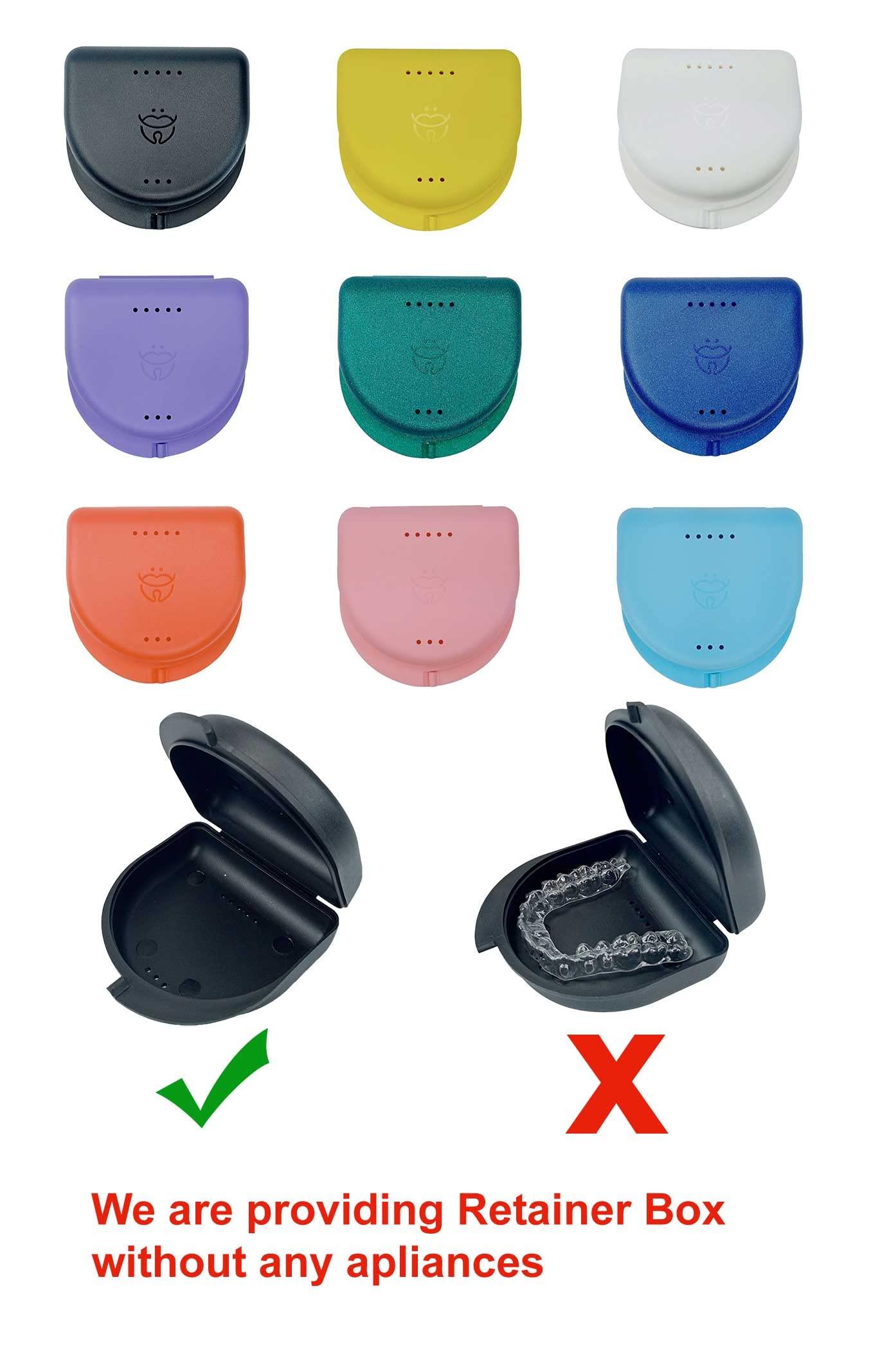 Dentosmile Dentosmile Dental Orthodontic Retainer/Aligner Case/Box/Mouth Guard and Denture Storage in Pink Colour (3)