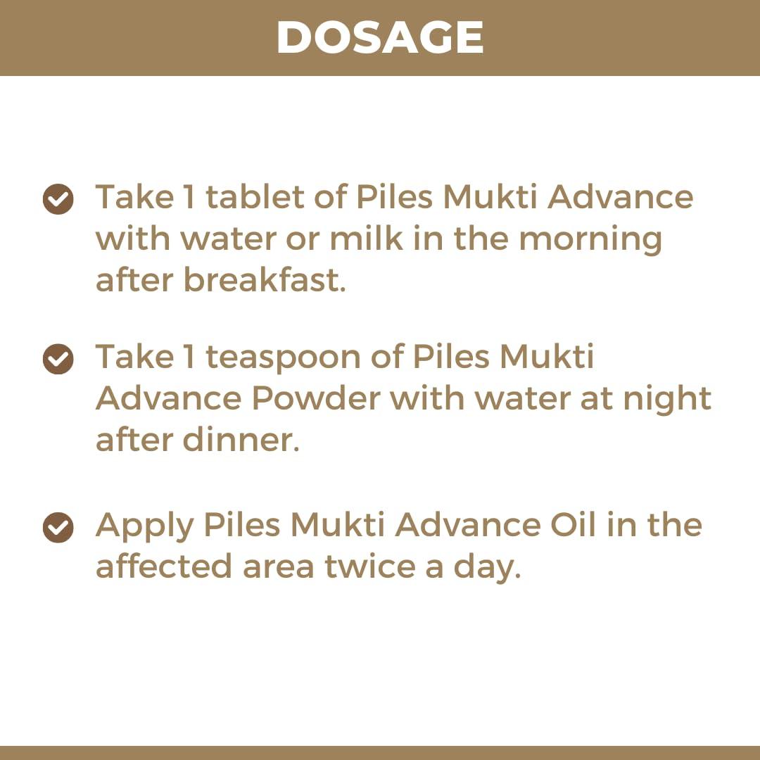 SOGO TELESHOPING SOGO TELESHOPING Piles Mukti Advance Kit,Approved By Ministry Of Ayush,Govt. Of India(Capsule,Oil&Powder)