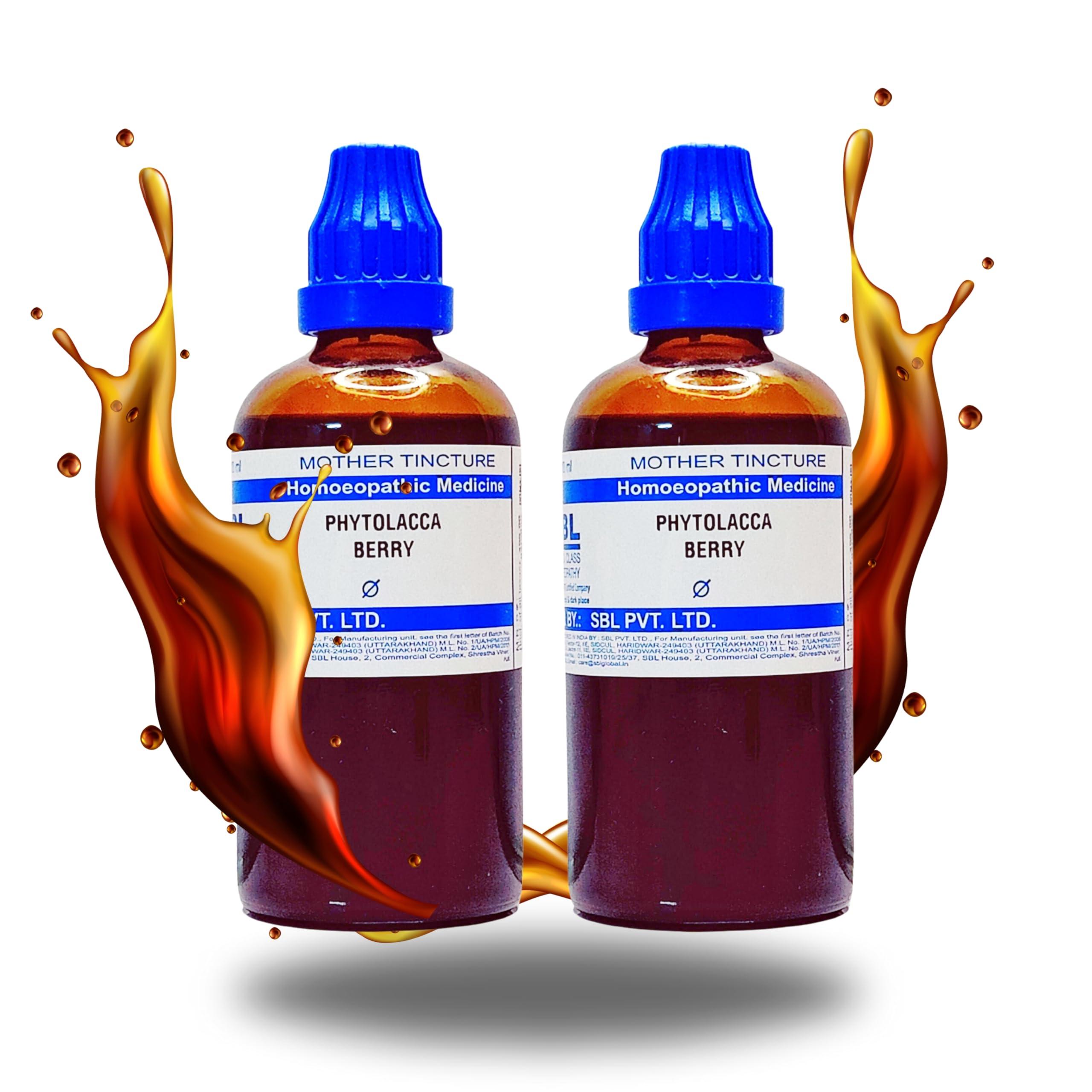 HOMEOLAV HOMEOLAV Sbl Phytolacca Berry Q 100 Ml Pack Of 2 (200Ml)