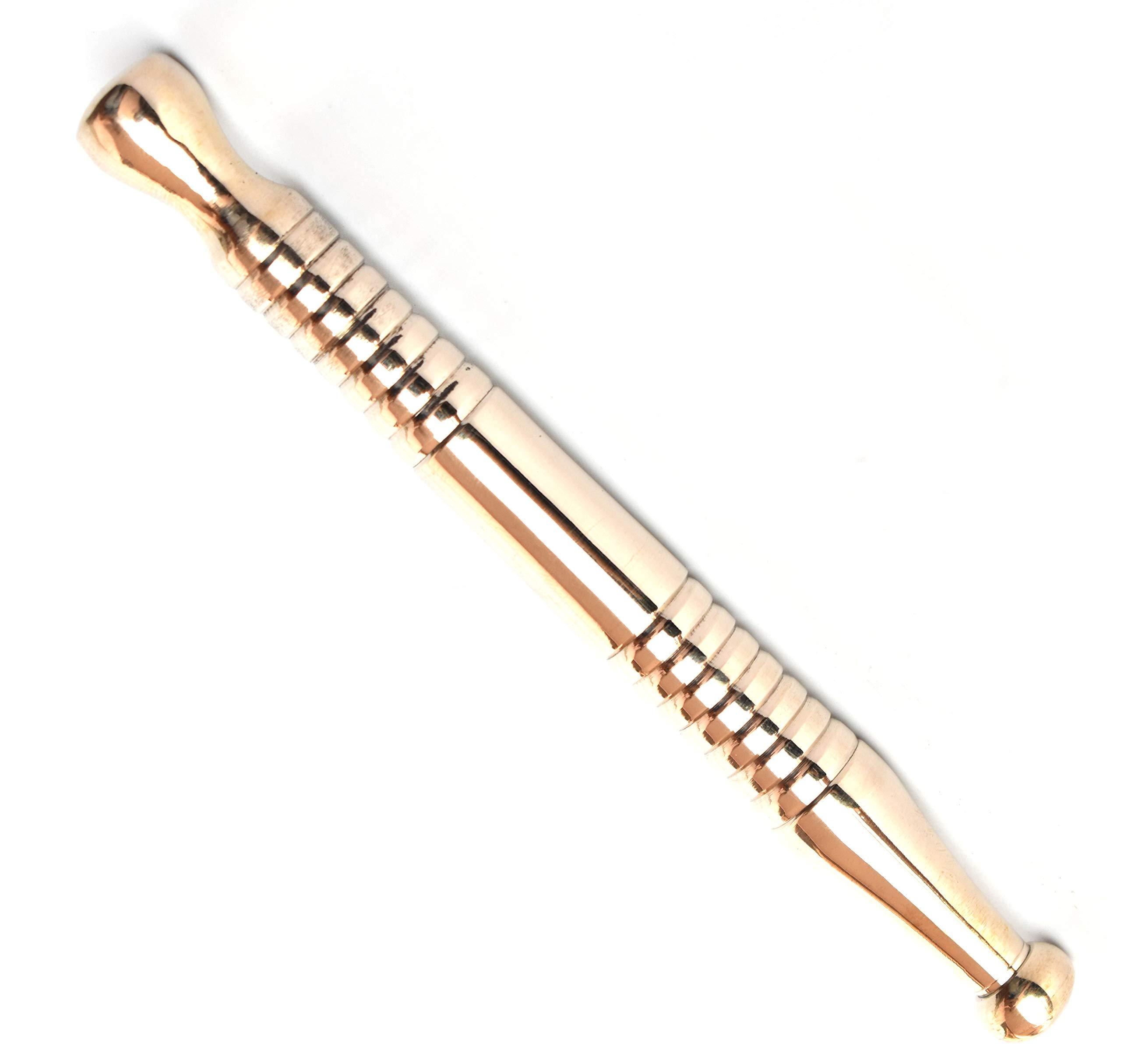 GoodsHealthShop GoodsHealthShop Kansa Manual Acupuncture Pen-Deep Massage Tool- Reflexology Trigger Point Massage Tools for Relief Pain Full Body Relaxing Self-Massage Acupressure Bar (Acupressure Kansa - 2)