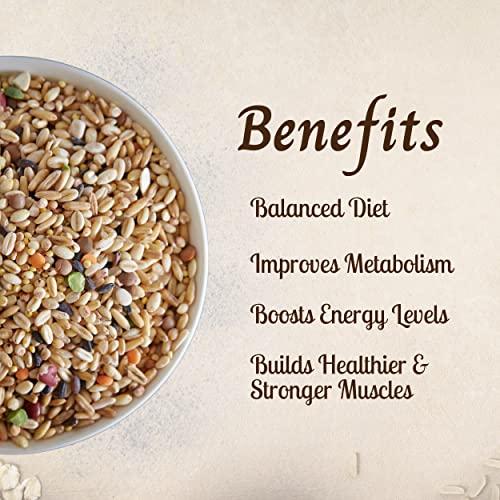 SAPPHIRE FOODS SAPPHIRE FOODS Atta with Multigrains Flour with High Fiber for Healthy Gut and Healthy Life (1kg)