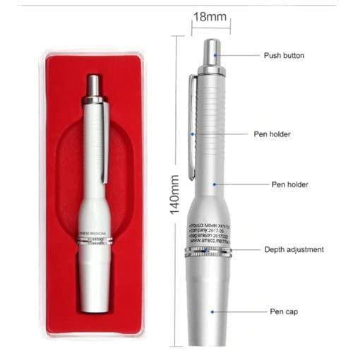 Jujhar Impex Stainless Steel Cupping Hijama Pen with 5 Pins for Pain Relief and Stress Free