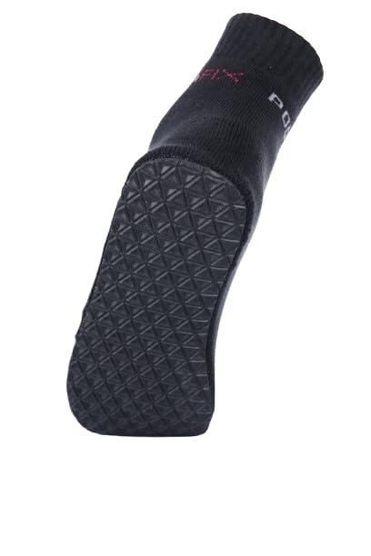 Podiafix PodiaFix Protective Diabetic Temple Socks For Men & Women/Diabetic & Arthritis Socks/Anti-Microbial and Anti-Odour Socks Ultra-Soft Cushioned Sole/Prevents Injuries & Blisters(Unisex)(Black,M)