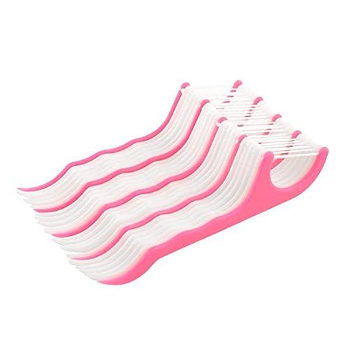 SVS ONLINE SVS ONLINE ToothPick Plastic Tooth Cleaning Stick Dental Floss Teeth Cleaner With Handle For Fresh Breath and Healthy Gums (Pack of 120 pc)