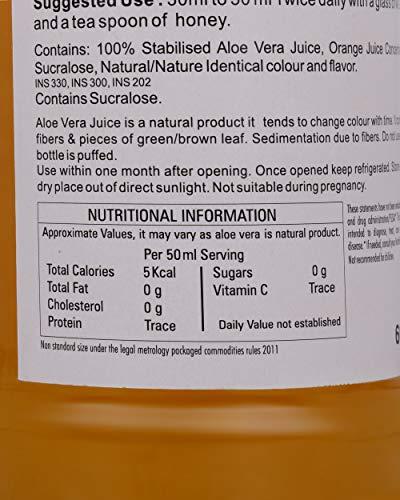 verynutri Verynutri Aloe Vera Orange & Noni Juice- 1200 Ml (Pack of 2-600 Ml each) | Organically Grown| Immunity Booster | Health Juices.