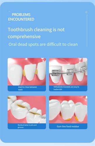 Inralimot Inralimot L-Shaped Interdental Brushes Braces Toothbrush Short Handle,5 Different Sizes Dental Floss Brush Angled Interdental Toothpick