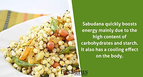 Organic 100% Organic 100% Tapioca Pearls Sabudana (Sago) 1.8 Kg