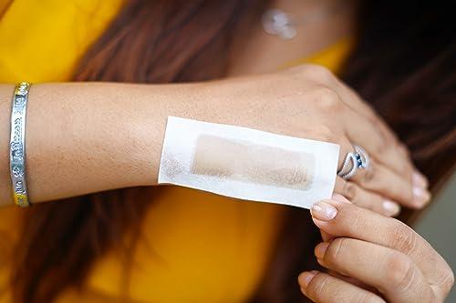 DE COLORES DE COLORES Facial Wax Strips For Women - 2X10 Strips - Upper Lips, Chin, Fingers & Toes\" - 2 Count