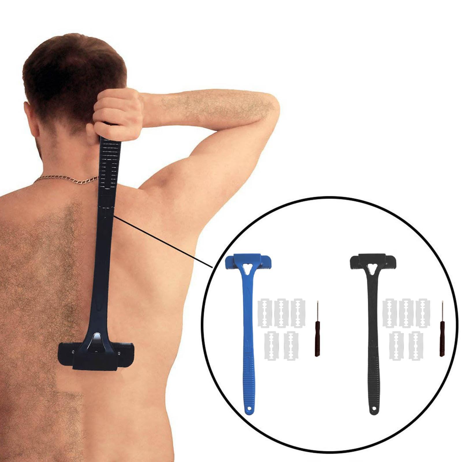 Bnf BNF Back Shaver for Men Back Scratcher Leg Ergonomic Handle Body Shaver blue |Health & Beauty | Shaving & Hair Removal | Electric Shavers | Men\'s Shavers